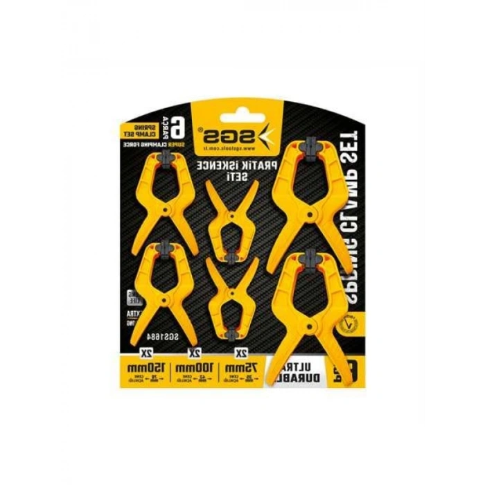 Pratik İşkence Seti - 6 Parça Mengene Kelepçe Takımı