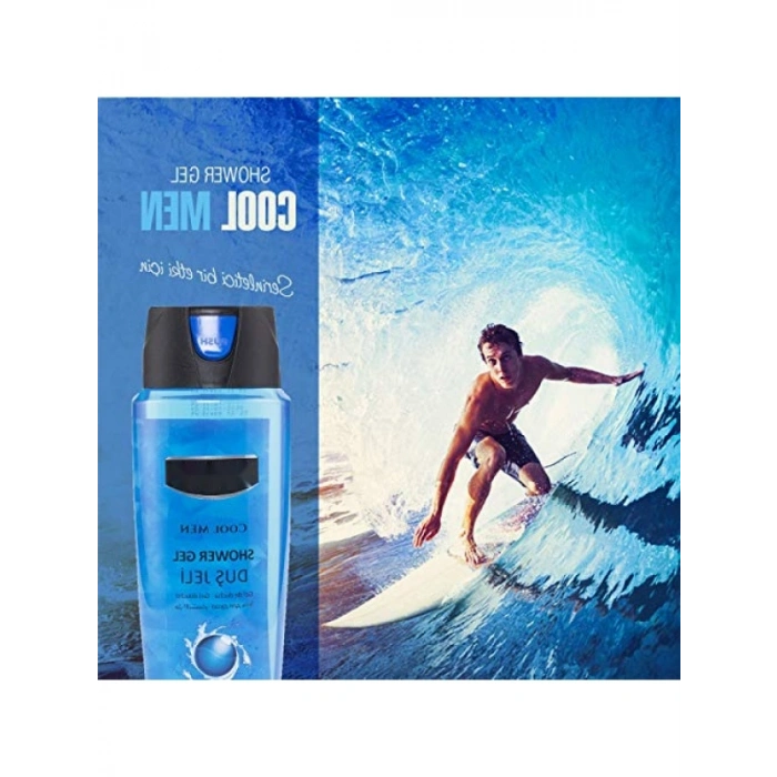Pratik Kapaklı Duş Jeli - Cool Men (500 ml)