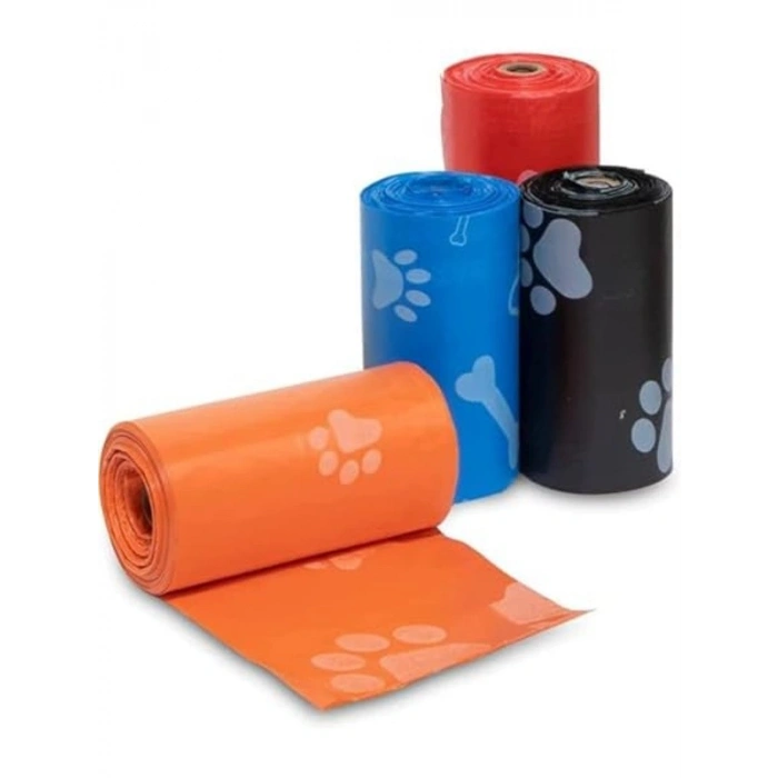 Pratik Kedi ve Köpek Dışkı Torbası, 4 Adet Kolay Kullanım