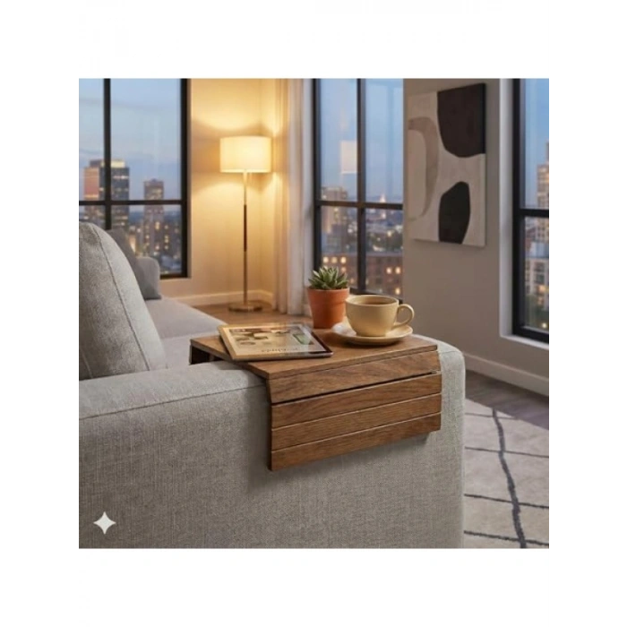 Pratik Koltuk Kolçak Sehpası - Organizer