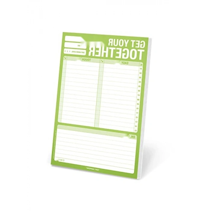 Pratik Planlayıcı Defter - 60 Sayfa, 22.86 x 15.24 x 0.95 cm