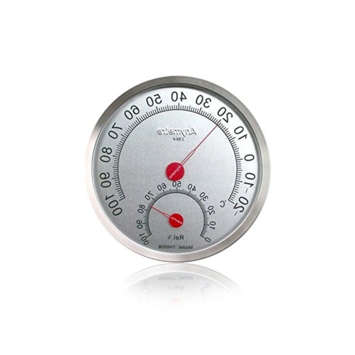 Pratik Siyah Termometre ve Nem Ölçer