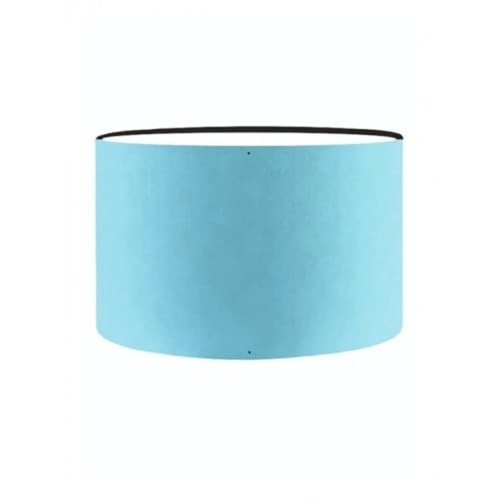 Pratik Yedek Lambader Başlığı, Mavi Dokuma Kumaş ile