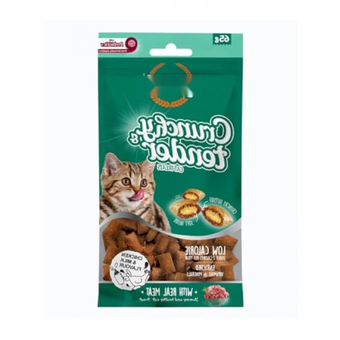 Prebiotik Destekli Tavuklu Kedi Ödül Maması - 65gr