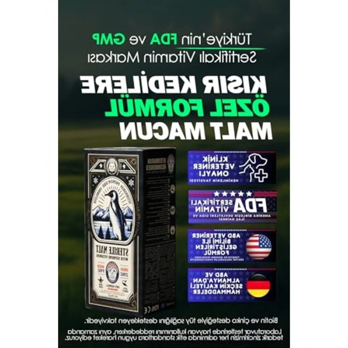 Prebiyotik ve Multi-Vitaminli Malt Macun, Kısır Kediler için