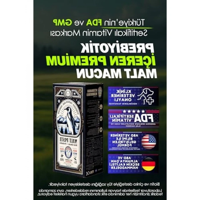 Prebiyotikli Doğal Kedi Malt Macunu, 100 Gr