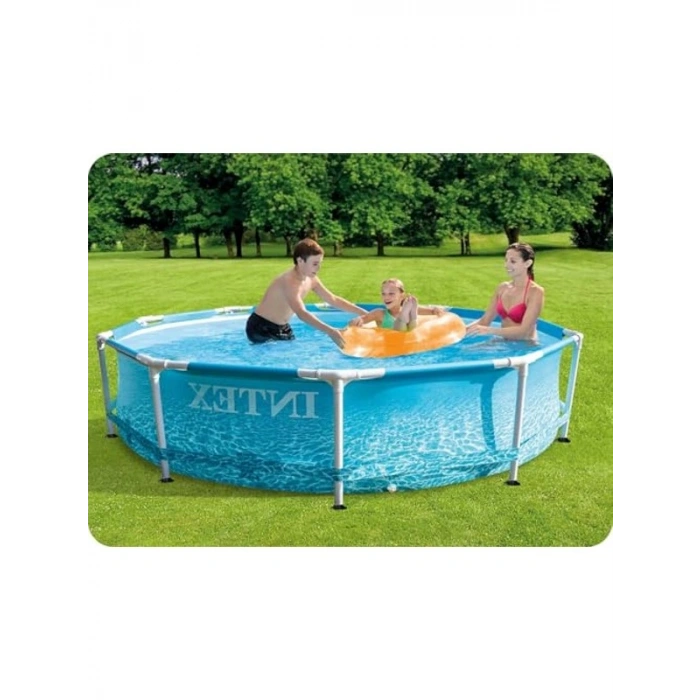 Prefabrik Havuz, 305x76 cm Ölçülerinde 220v Filtreli Eğlenceli Su Aktiviteleri