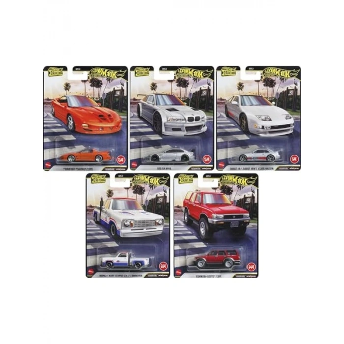 Premium Boulevard 5li Hot Wheels Seti - Eğlenceli Araçlar