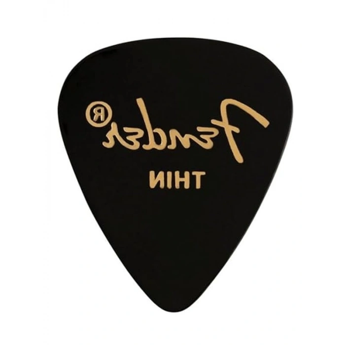 Premium gitar penasının 1 adeti, ince siyah şekil