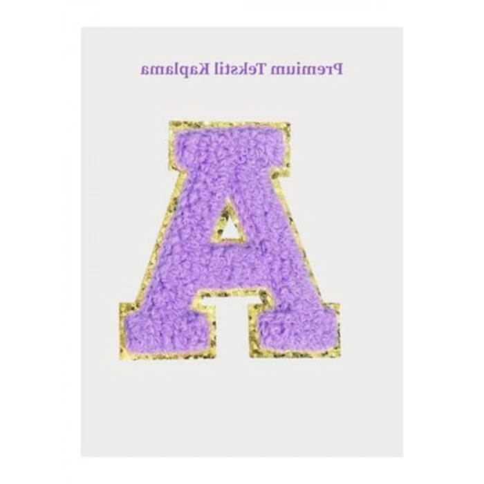 Premium Harf Sticker - Tekstil Kaplama Kişiselleştirilmiş Tasarım