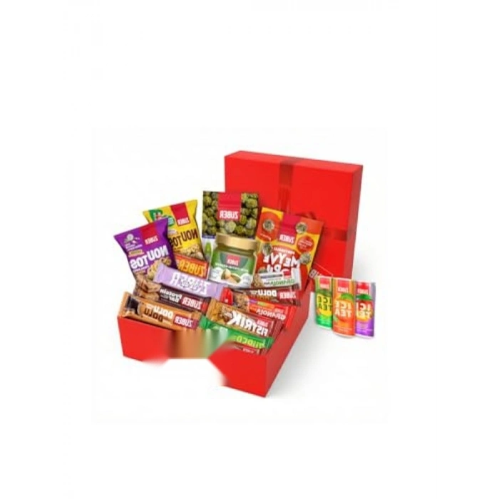 Premium Hediye Paketi ile Birlikte Çeşitli Atıştırmalıklar