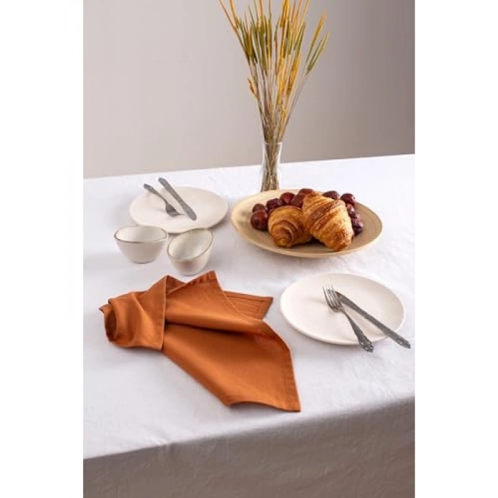 Premium Keten Peçete Seti 40 x 40 cm - 6 Adet