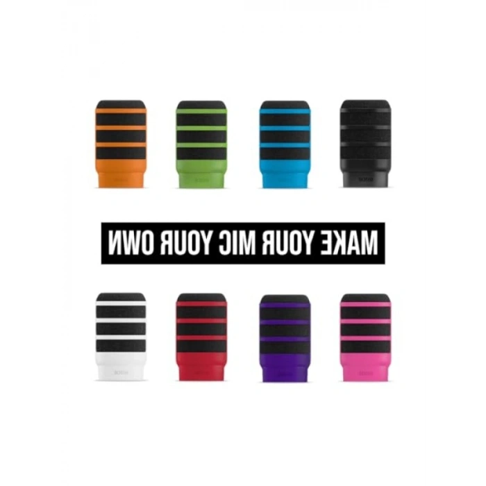 Premium Pop Filtresi - PodMic ve USB Mikrofonlar için (Mavi)