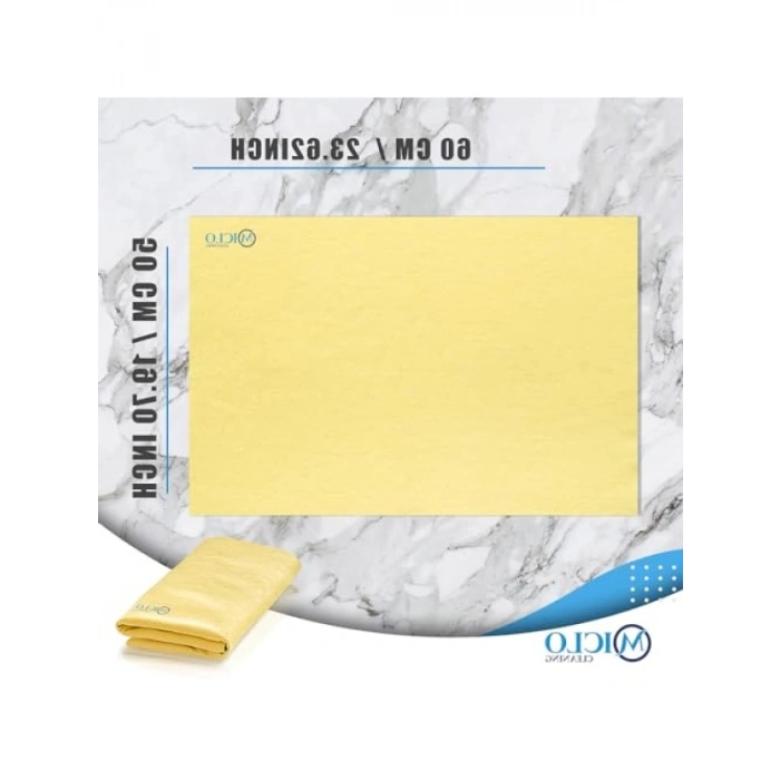 Premium Sentetik Güderi Araç Kurulama Bezi - 50x60cm