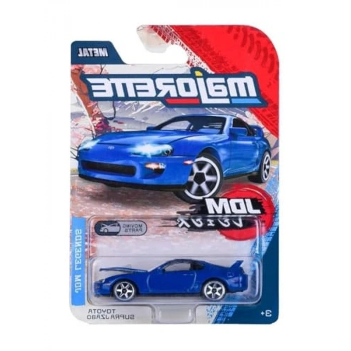 Premium Toyota Supra Model Araba, Lacivert Renkli Oyun Seti