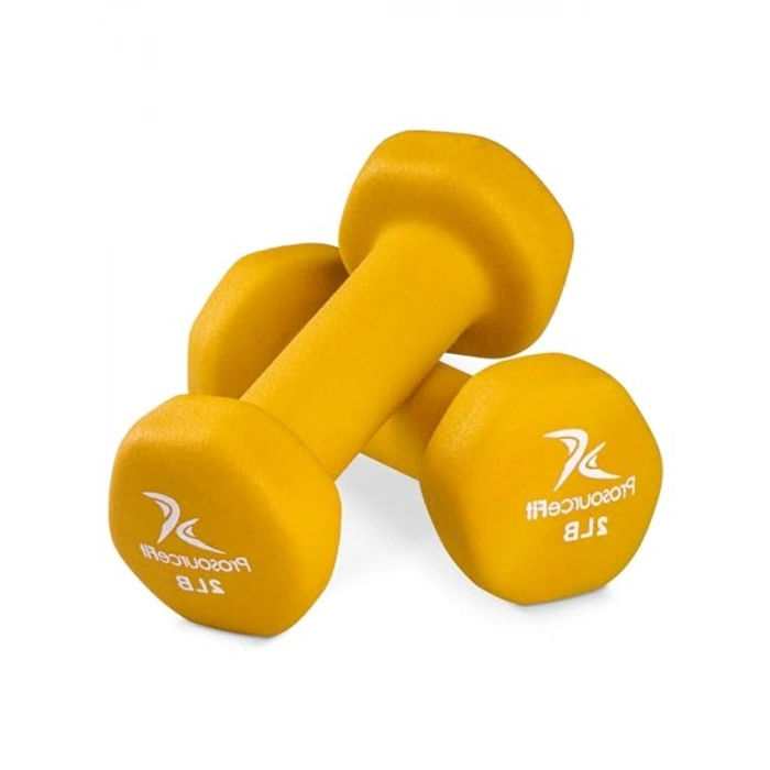 prene Dumbbell Coated for Non-Slip Grip, 4 lb
