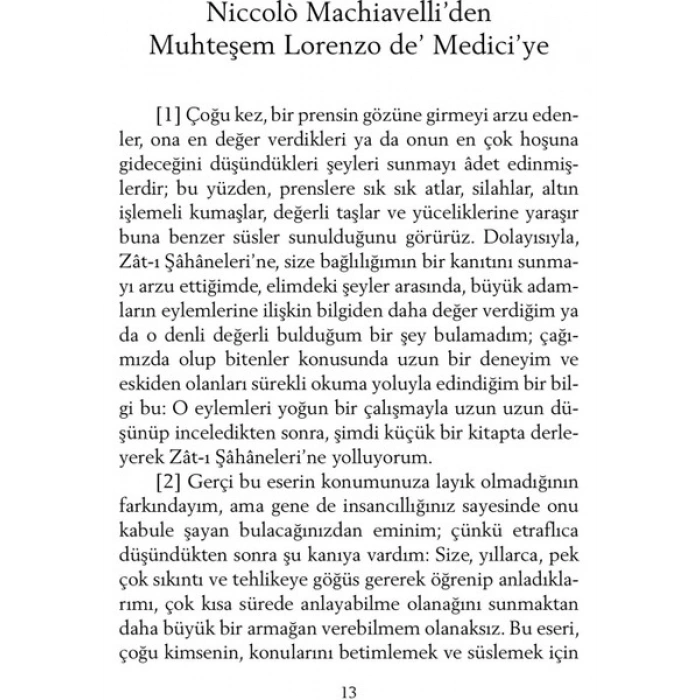 Prens - Niccolò Machiavelli