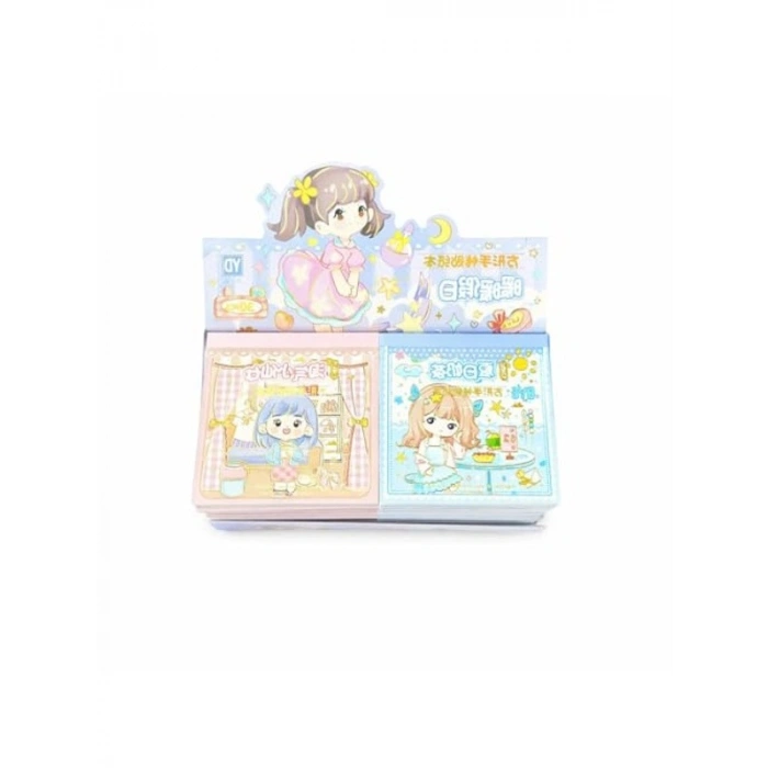 Prenses Tasarımlı 24 Sayfa Sticker Kitabı - 1 Adet