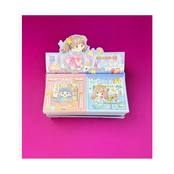 Prenses Tasarımlı 24 Sayfa Sticker Kitabı - 1 Adet