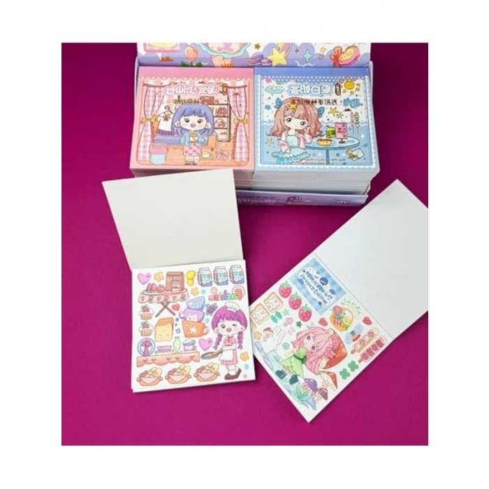Prenses Tasarımlı 24 Sayfa Sticker Kitabı - 1 Adet