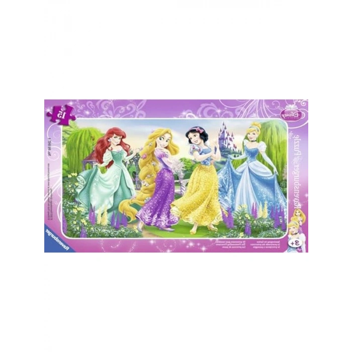 Prenses Temalı 15 Parça Puzzle - Eğlenceli Zeka Oyunu