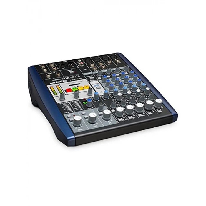 PreSonus StudioLive AR8c, 8 kanal, hibrit dijital/analog performans mikser/USB-C uyumlu ses arabirimi/stereo SD kaydedici, kayıt yazılım paketi ile