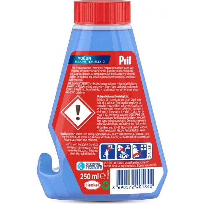 Pril Duo Power Experts Yoğun Bulaşık Makinesi Temizleyici 250 ml