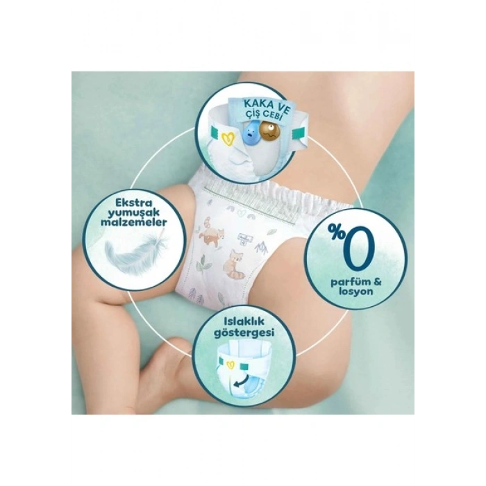 Prima Harmonie 1 Numara Bantlı Bebek Bezi 50 Adet 2 - 5 kg Cilt Koruma Sağlayan