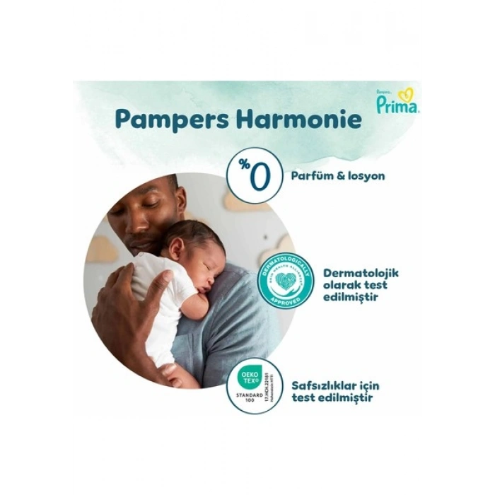 Prima Harmonie 1 Numara Bantlı Bebek Bezi 50 Adet 2 - 5 kg Cilt Koruma Sağlayan