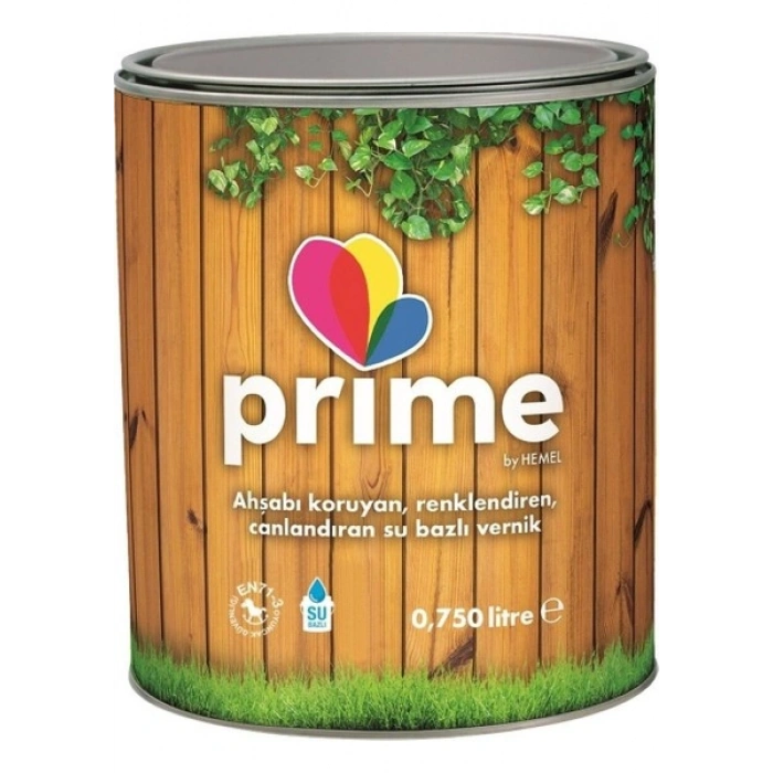 Prime Su Bazlı Ahşap Vernik - 0,7 - Beyaz