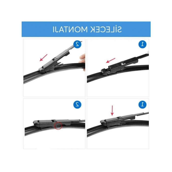 PRO Muz Silecek Takımı Mercedes B160 W245 2005-2011 ile uyumlu