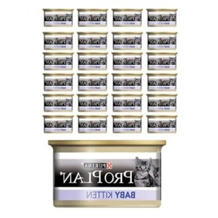 Pro Plan Pro Plan Baby Kitten Tavuklu Konserve Yavru Kedi Maması 85 Gr X 24 Adet