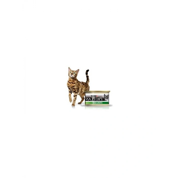 Pro Plan Sterilised Somonlu Kısırlaştırılmış Yetişkin Yaş Kedi Konservesi - 85 Gr (24 Adet)