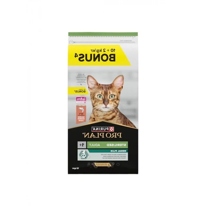 PRO PLAN Sterilised Somonlu Kuru Kedi Maması 10 kg +2 kg Hediye