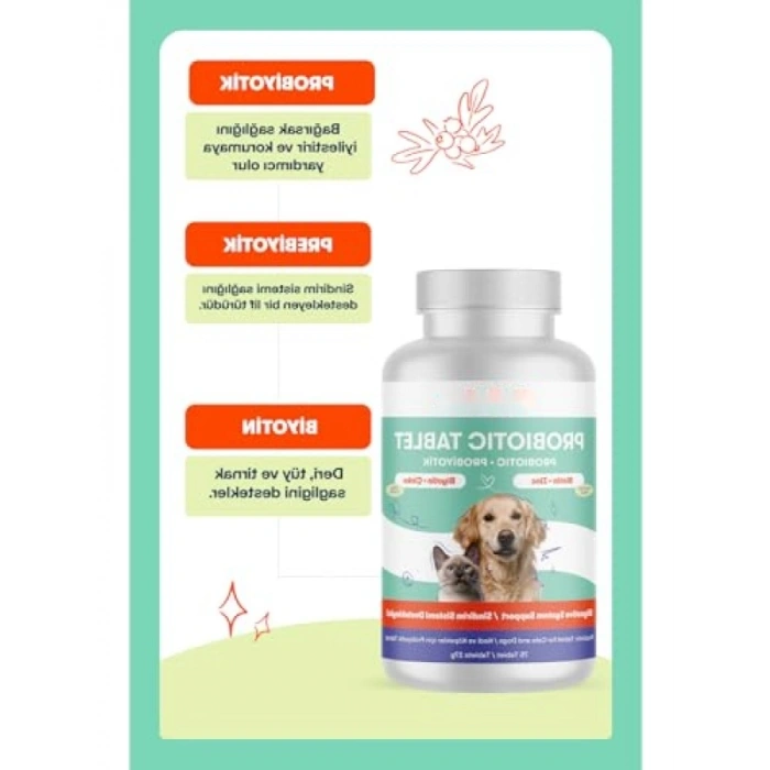 Probiyotik Tablet - Kedi ve Köpekler İçin 25 Tablet