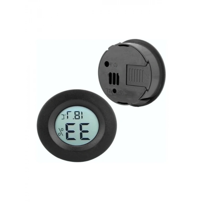 Probsuz Mini Gömme Tipi Termometre ve Nem Ölçer