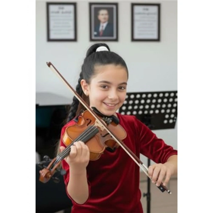 Profesyonel 3/4 Boy Keman Seti, 10-13 Yaş İçin
