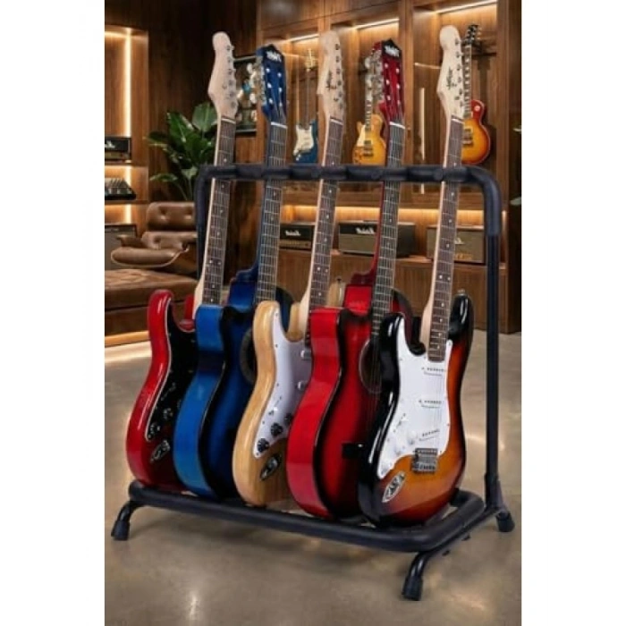Profesyonel 5li Gitar Standı Sehpası