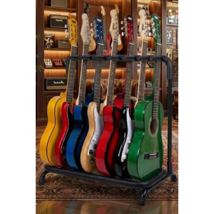 Profesyonel 7li Gitar Standı Sehpası