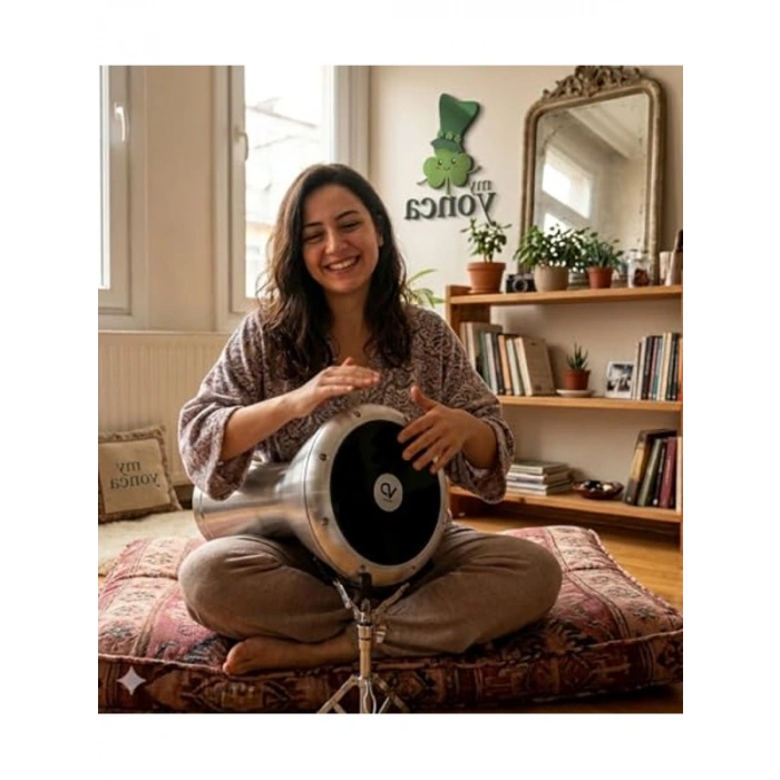 Profesyonel Alüminyum Döküm Darbuka, 5 Numara, Taşıma Çantası ile