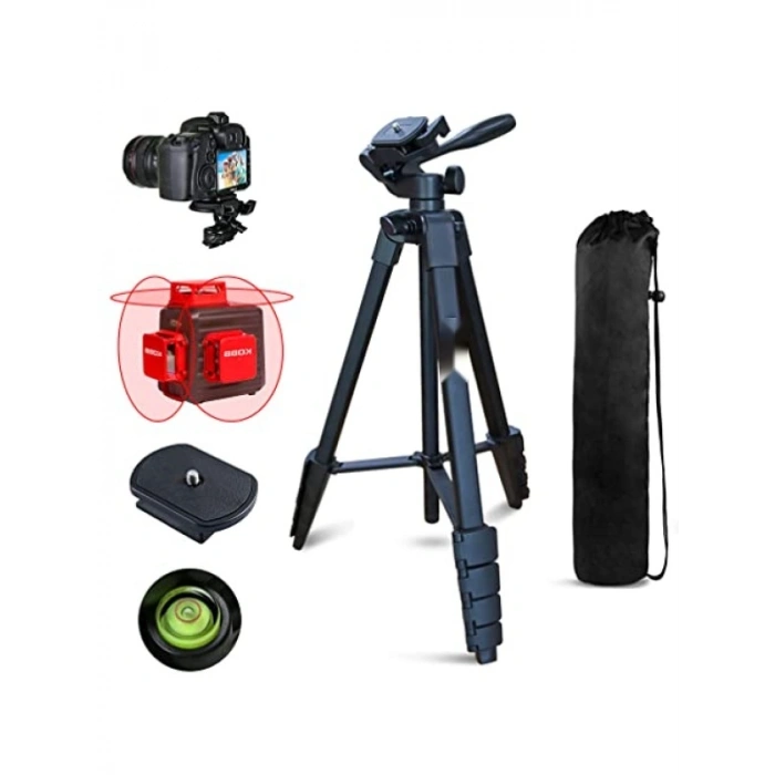 Profesyonel Alüminyum Lazer Tripod - 160cm Su Terazili