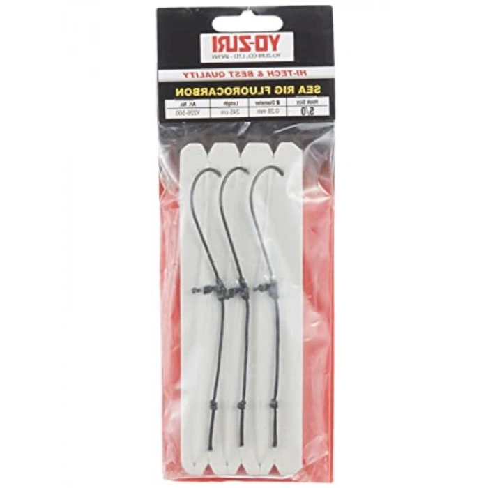 Profesyonel Balık Avı için Flurocarbon Rig Seti - 28mm 245cm