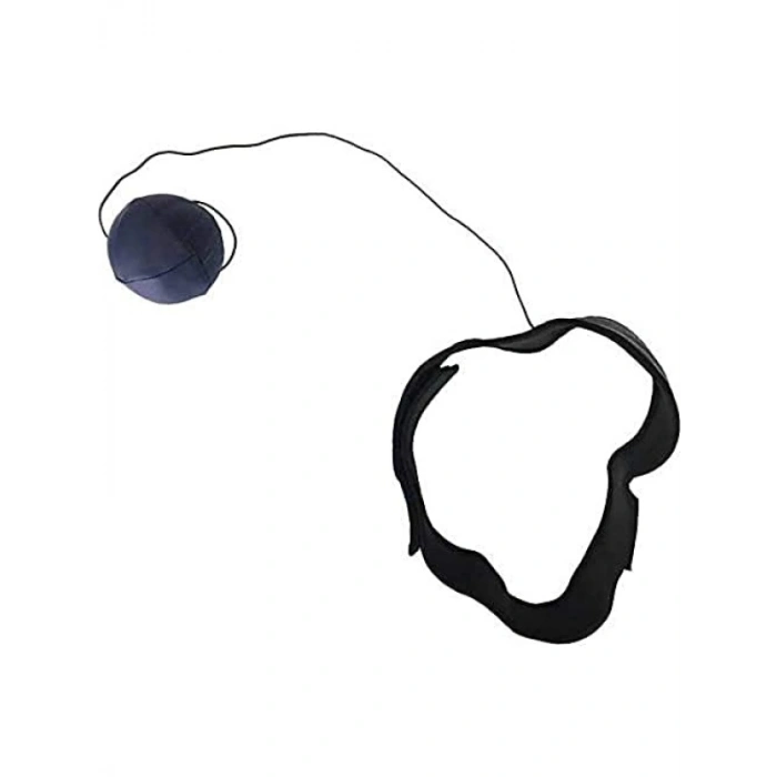 Profesyonel Boks Kafa Refleks Topu - Siyah