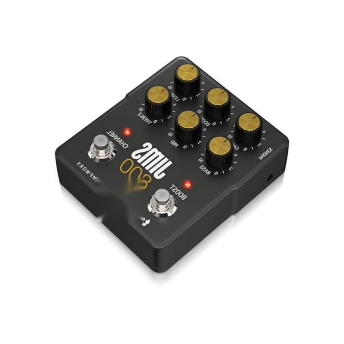 Profesyonel Çift Kanal Gitar Preamfi Pedalı