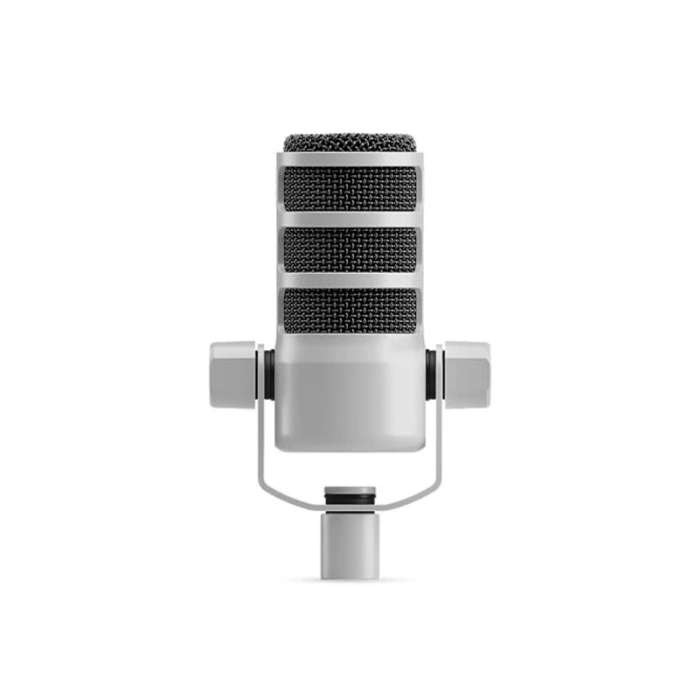 Profesyonel Dinamik Podcast Mikrofon, Beyaz Renk