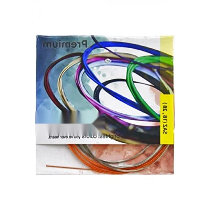 Profesyonel Kısa Sap Bağlama Teli, Bakır Bamlı, 0.18mm