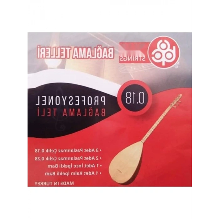 Profesyonel Kısa Sap Saz Teli Takım Seti