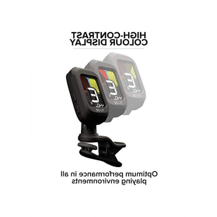 Profesyonel Klipsli Tuner - Yüksek Kontrastlı Ekran