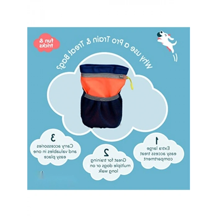 Profesyonel Köpek Eğitim ve Ödül Çantası, Lacivert Mercan