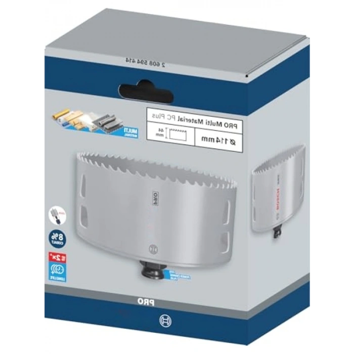 Profesyonel Multi Material Delik Açma Testeresi - Ø 114 mm